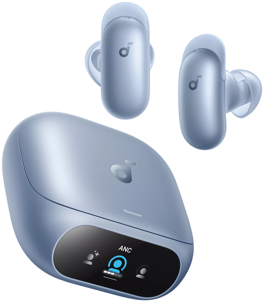 Manos libres Bluetooth Anker SoundCore Liberty 5 Pro, TWS, ANC, MultiPoint, Azul D1203G31