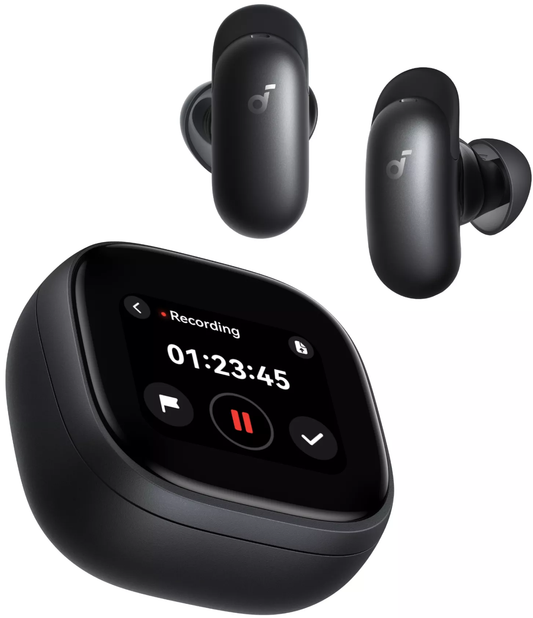 Manos libres Bluetooth Anker SoundCore Liberty 5 Pro Max, TWS, ANC, MultiPoint, Negro D1204G11