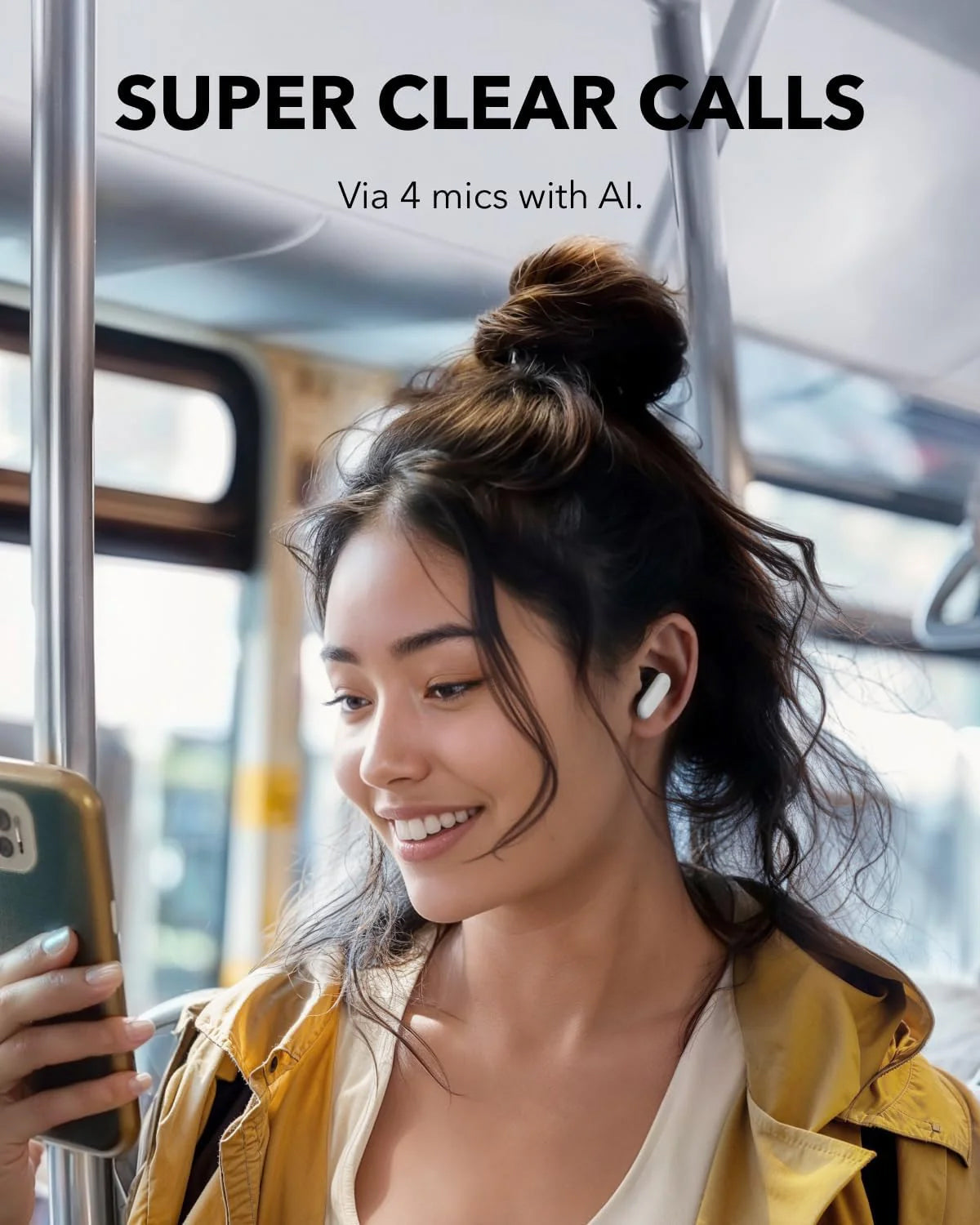 Handsfree Bluetooth Anker SoundCore P30i, TWS, ANC, Blanco A3959321