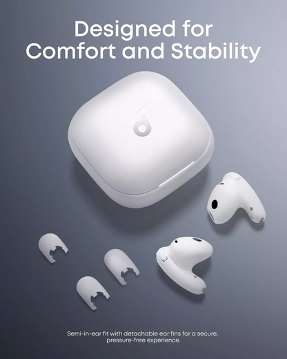 Manos libres Bluetooth Anker SoundCore Liberty Buds, TWS, ANC, Blanco D1200G21