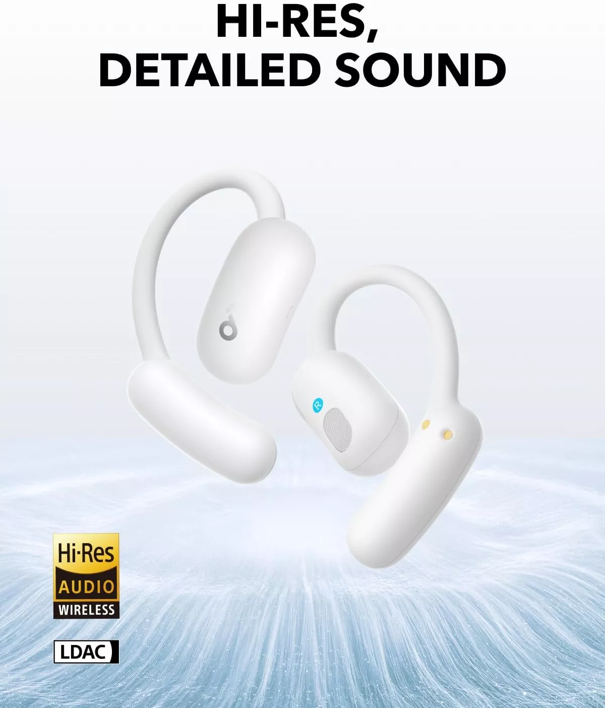 Manos libres Bluetooth Anker SoundCore AeroFit 2, TWS, Blanco A3874G21