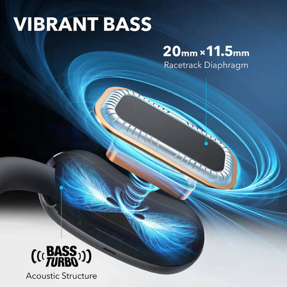Handsfree Bluetooth Anker SoundCore AeroFit 2, TWS, Negro A3874G11