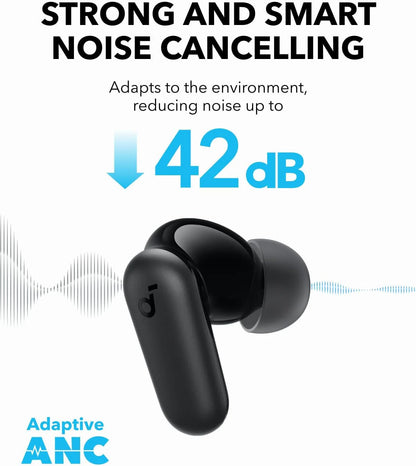Handsfree Bluetooth Anker SoundCore P30i, TWS, ANC, Negro A3959Z11