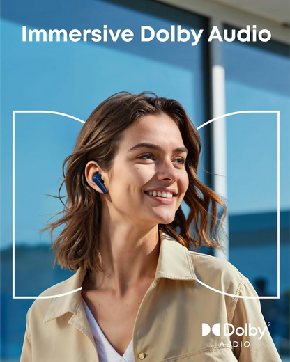 Manos libres Bluetooth Anker SoundCore Liberty 5, TWS, ANC, Azul A3957G31