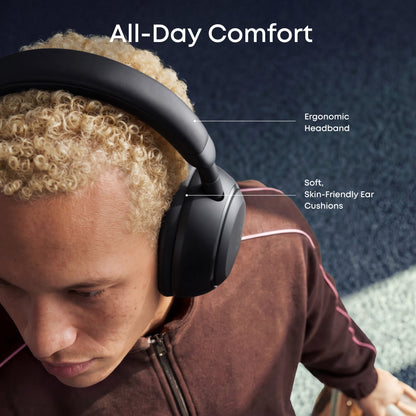 Manos libres Bluetooth Anker SoundCore Space 2, A2DP, ANC, Negro D1402G11