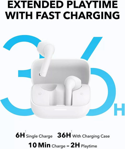 Handsfree Bluetooth Anker SoundCore K20i, TWS, Blanco A3994G21