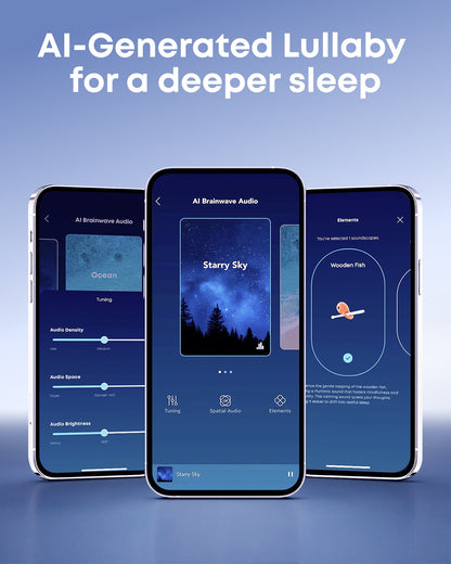 Manos libres Bluetooth Anker SoundCore Sleep A30, TWS, ANC, Blanco D1301G21
