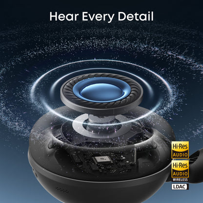 Manos libres Bluetooth Anker SoundCore Space 2, A2DP, ANC, Negro D1402G11