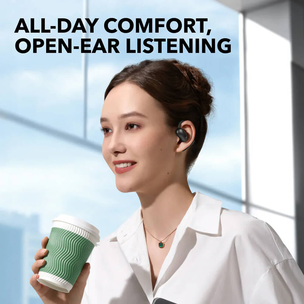 Handsfree Bluetooth Anker SoundCore AeroFit 2, TWS, Negro A3874G11