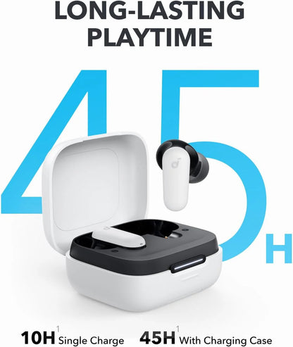 Handsfree Bluetooth Anker SoundCore P30i, TWS, ANC, Blanco A3959321