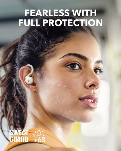 Manos libres Bluetooth Anker Soundcore Sport X20, TWS, ANC, Blanco A3968G21