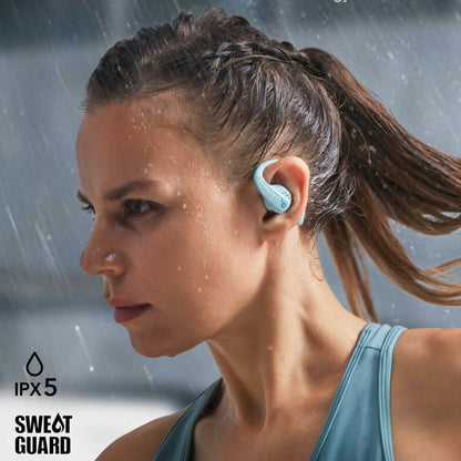 Manos libres Bluetooth Anker SoundCore AeroFit Pro, TWS, Azul A3871G61
