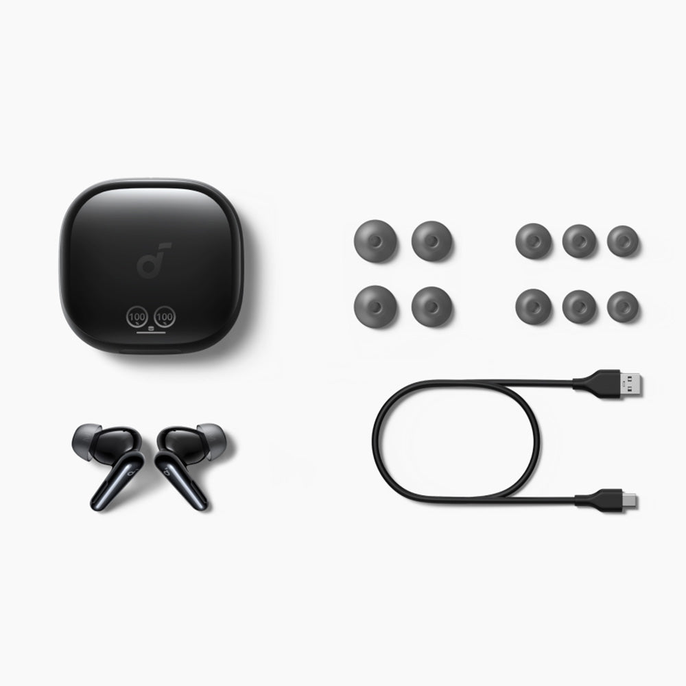 Manos libres Bluetooth Anker SoundCore Liberty 4 Pro NC, TWS, ANC, Negro A3954GF1