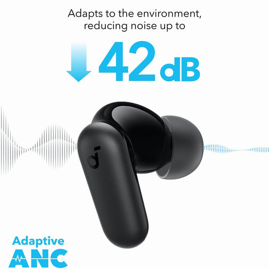 Handsfree Bluetooth Anker SoundCore P30i, TWS, ANC, Negro A3959311