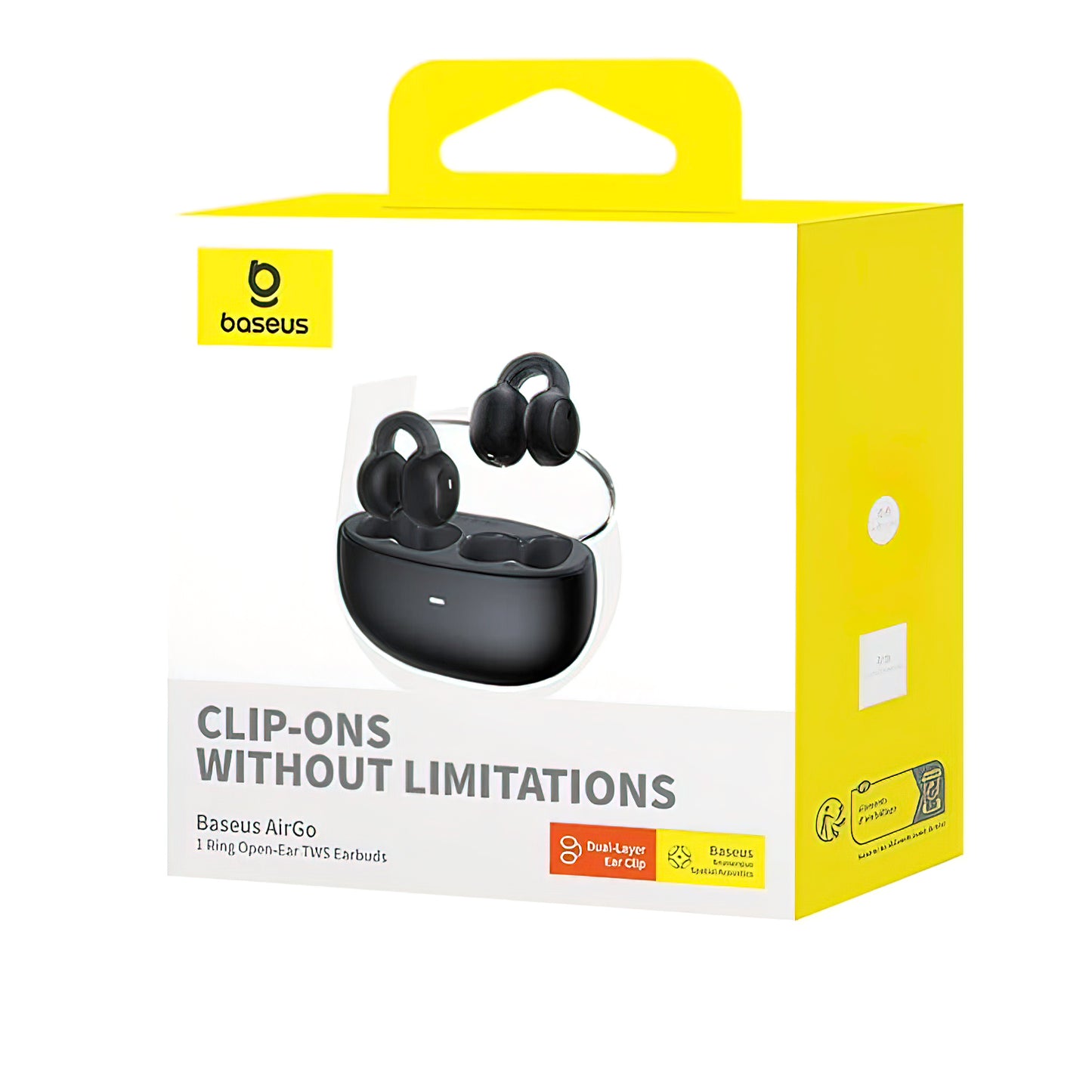 Handsfree Bluetooth Baseus AirGo 1 Ring, TWS, Negro A00069201113-00