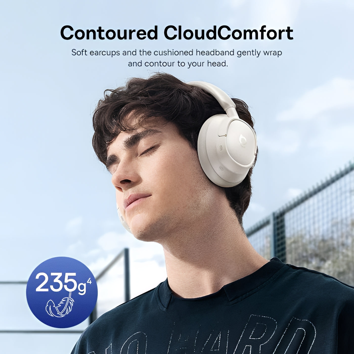 Handsfree Bluetooth Baseus Bass BH1 NC, MultiPoint, A2DP, ANC, Blanco A0203702