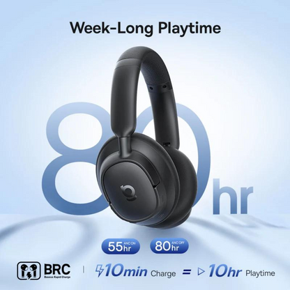 Manos libres Bluetooth Baseus Bass BH1 NC, MultiPoint, A2DP, ANC, Negro A0203703