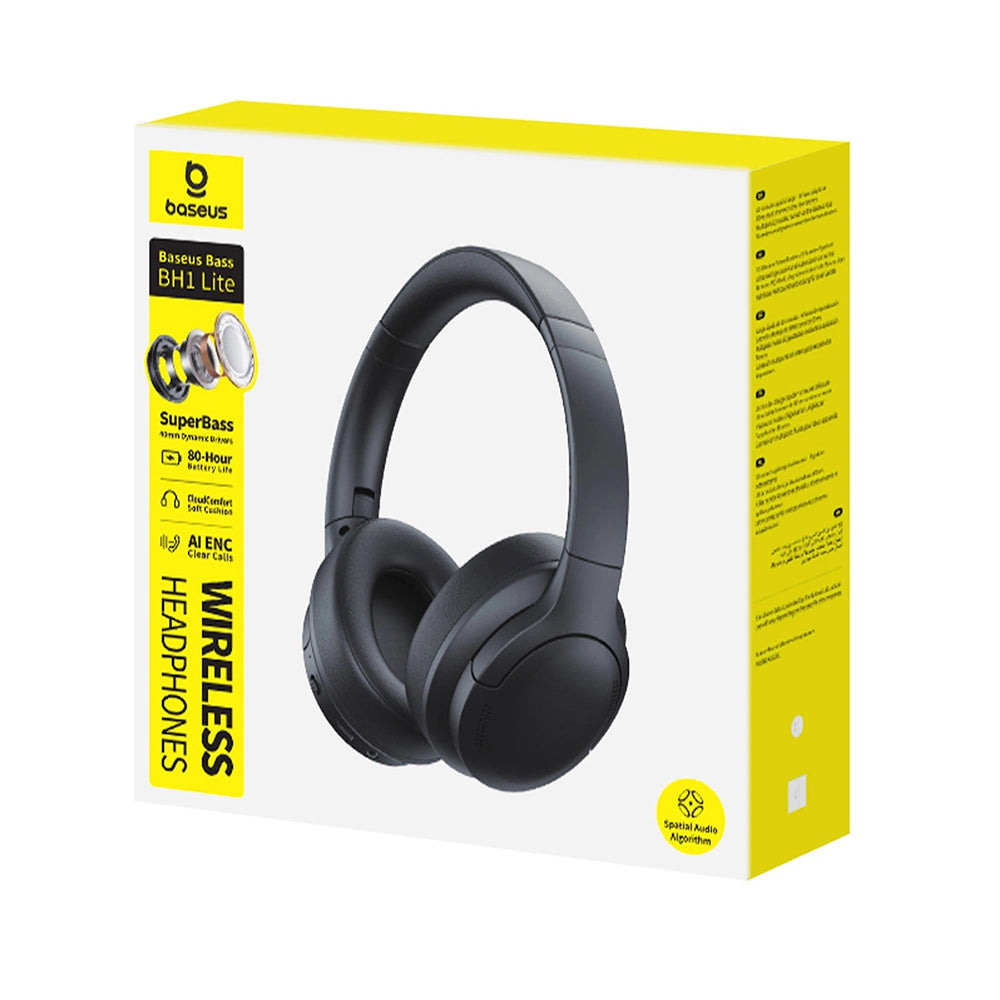 Handsfree Bluetooth Baseus BH1 Lite, A2DP, Negro A0203C00