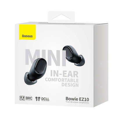 Manos libres Bluetooth Baseus Bowie EZ10, TWS, Negro A00054300116-Z1 