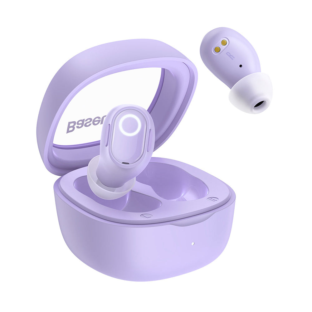 Handsfree Bluetooth Baseus Bowie WM02, TWS, Morado NGTW370205