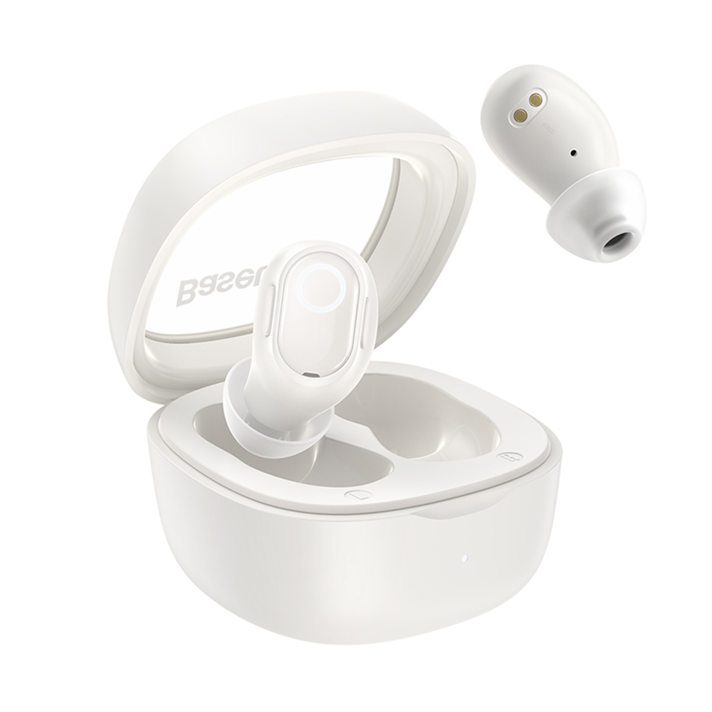 Manos libres Bluetooth Baseus Bowie WM02, TWS, Blanco, Reacondicionado NGTW370202