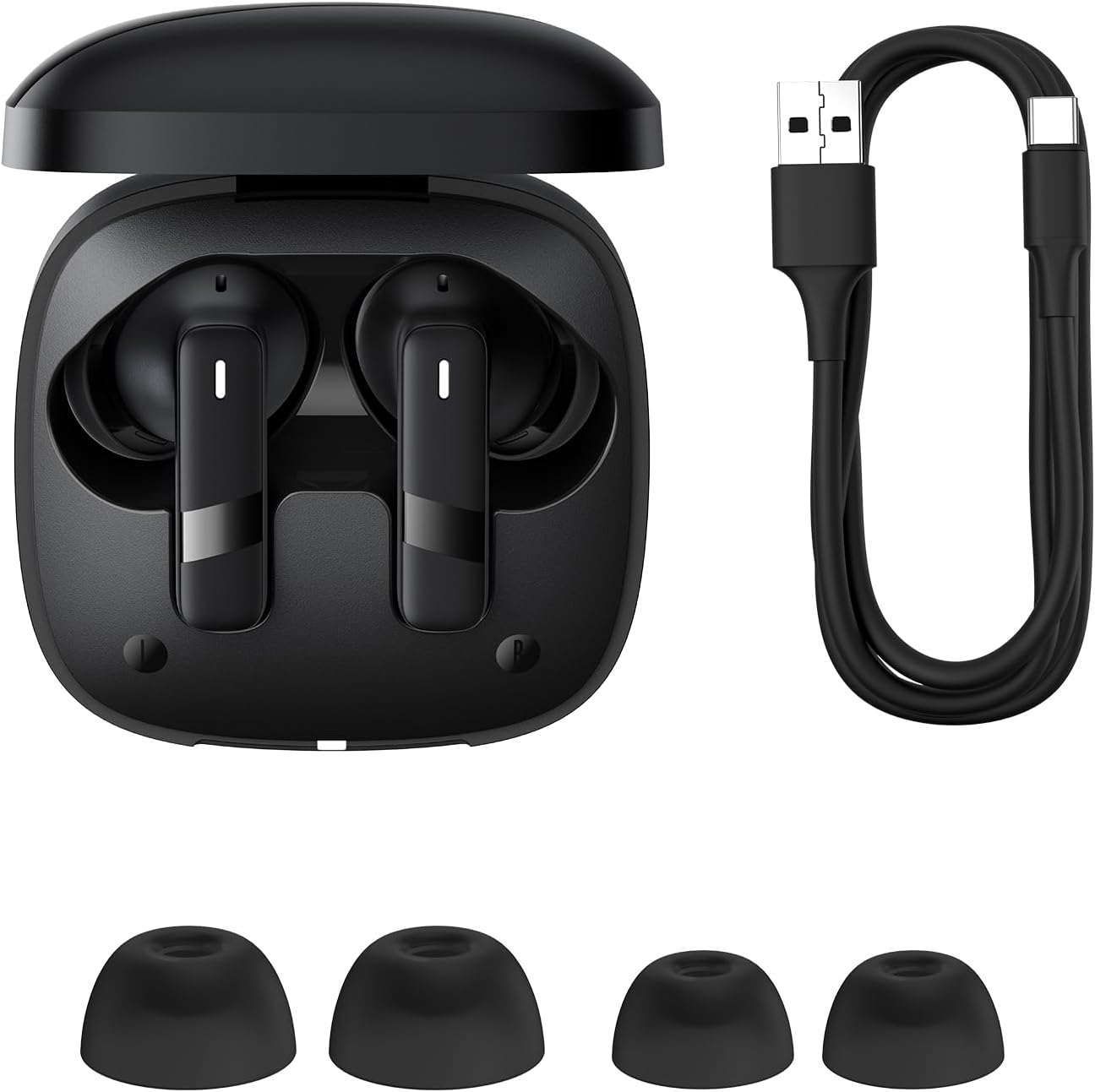 Auriculares Bluetooth Baseus Bowie E20, TWS, Negro