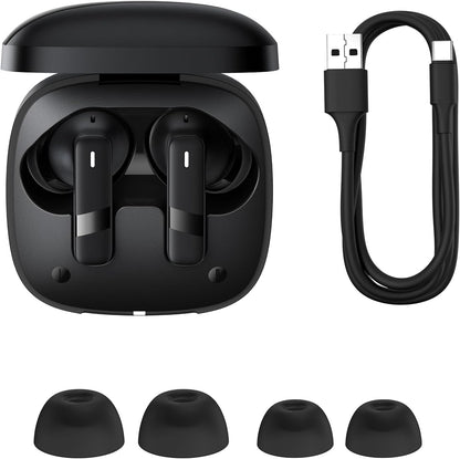 Auriculares Bluetooth Baseus Bowie E20, TWS, Negro
