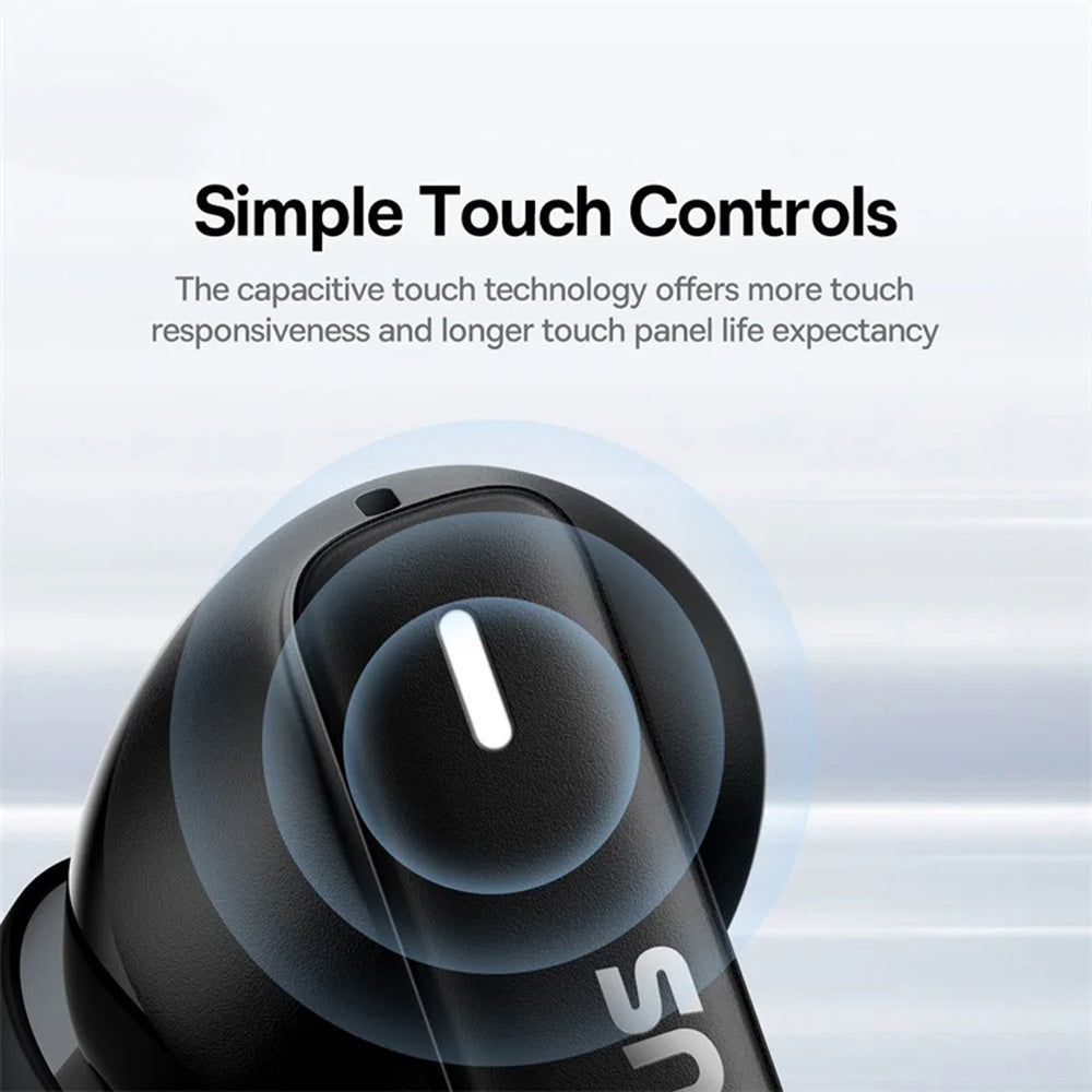 Handsfree Bluetooth Baseus Bowie E19, TWS, Negro A00069600113-00