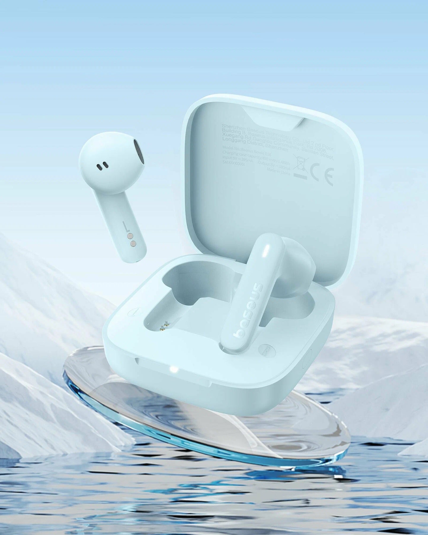 Handsfree Bluetooth Baseus Bowie E16, TWS, Azul A00061900313-01