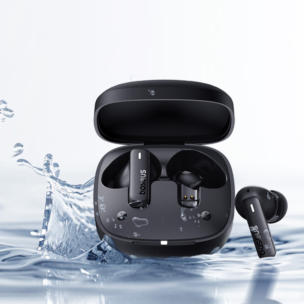 Handsfree Bluetooth Baseus Bowie E19, TWS, Negro A00069600113-00