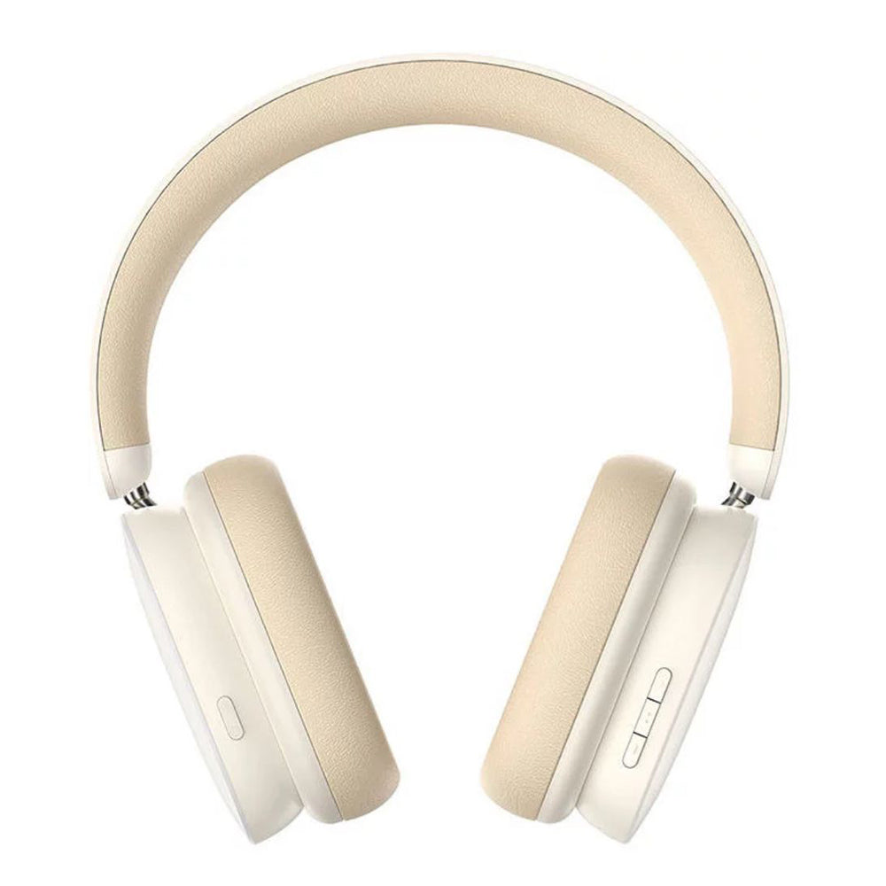 Manos libres Bluetooth Baseus Bowie H1, A2DP, ANC, Crema NGTW230202