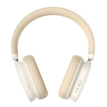 Manos libres Bluetooth Baseus Bowie H1, A2DP, ANC, Crema NGTW230202