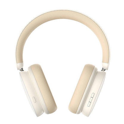 Manos libres Bluetooth Baseus Bowie H1, A2DP, ANC, Crema NGTW230202