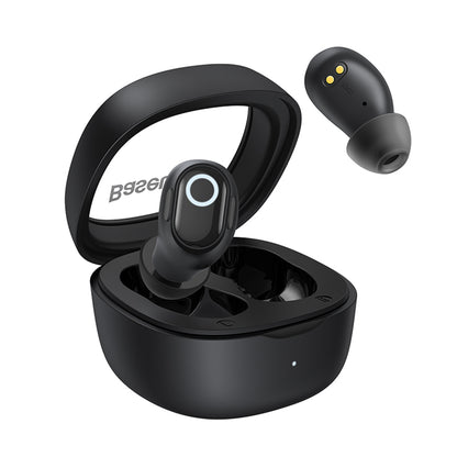 Handsfree Bluetooth Baseus Bowie WM02, TWS, Negro NGTW370201