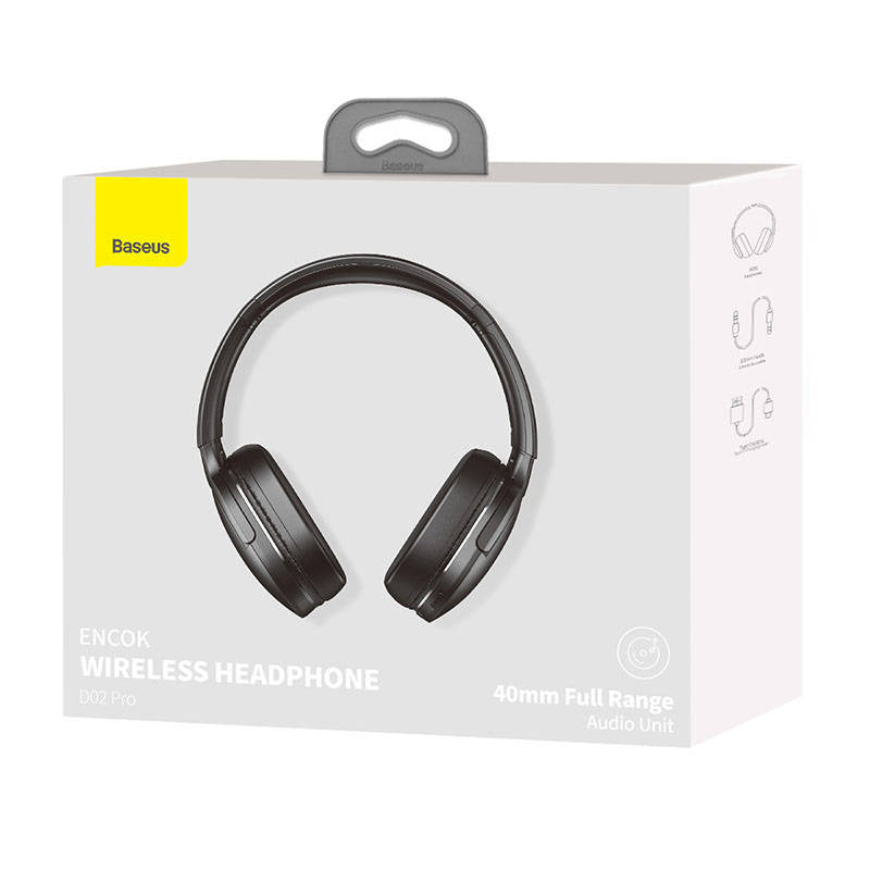 Manos libres Bluetooth Baseus Encok D02 Pro, MultiPoint, A2DP, Negro NGTD010301 