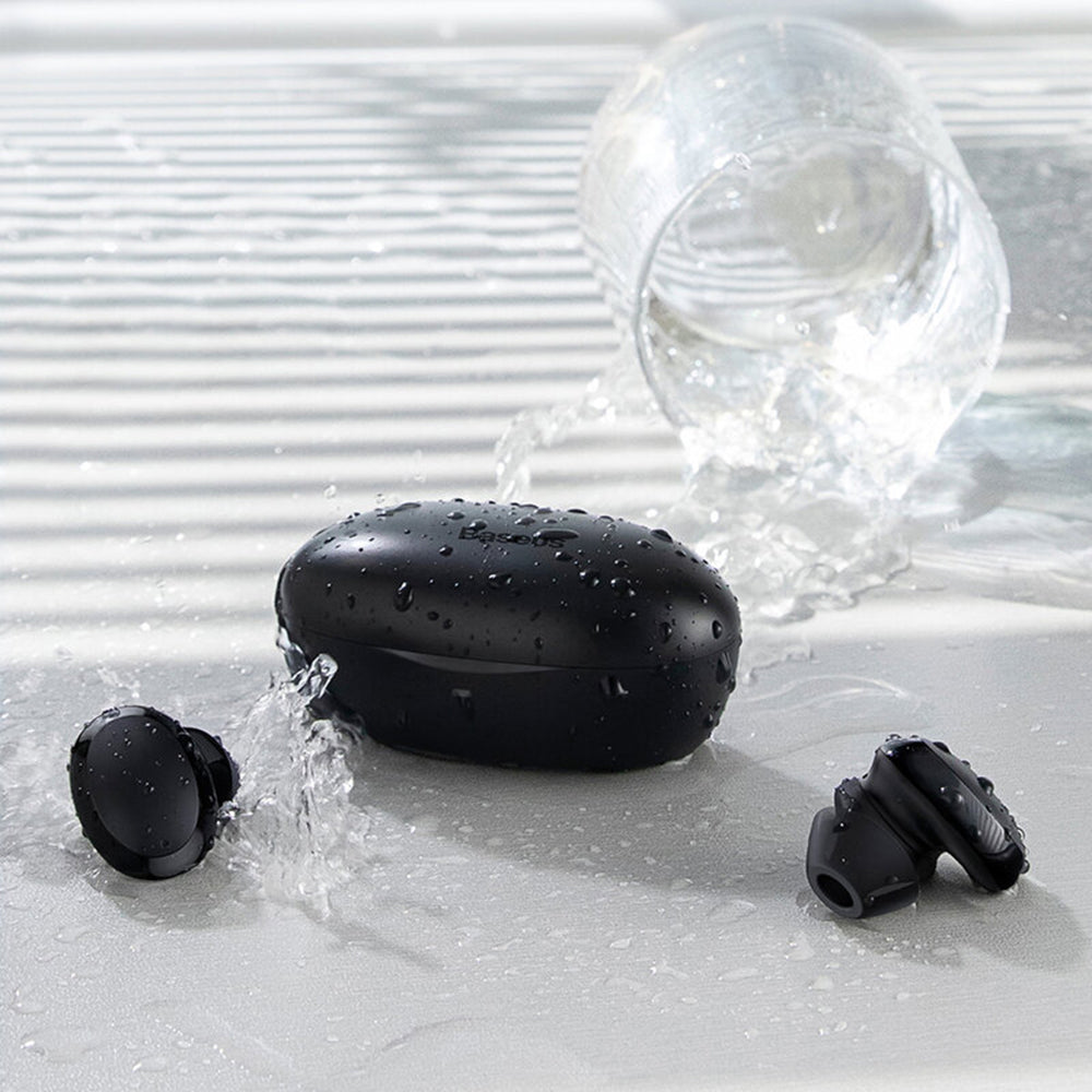 Auriculares Bluetooth Baseus Encok W11, TWS, Negro NGTW060001