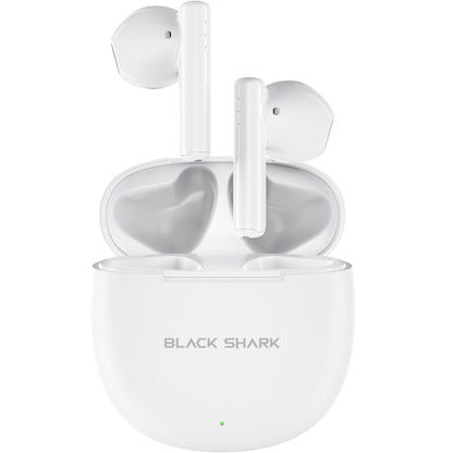 Manos libres Bluetooth Black Shark BS-T9, TWS, Blanco 