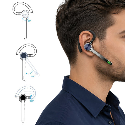 Manos libres Bluetooth Blavec Talk 1, MultiPoint, A2DP, Negro