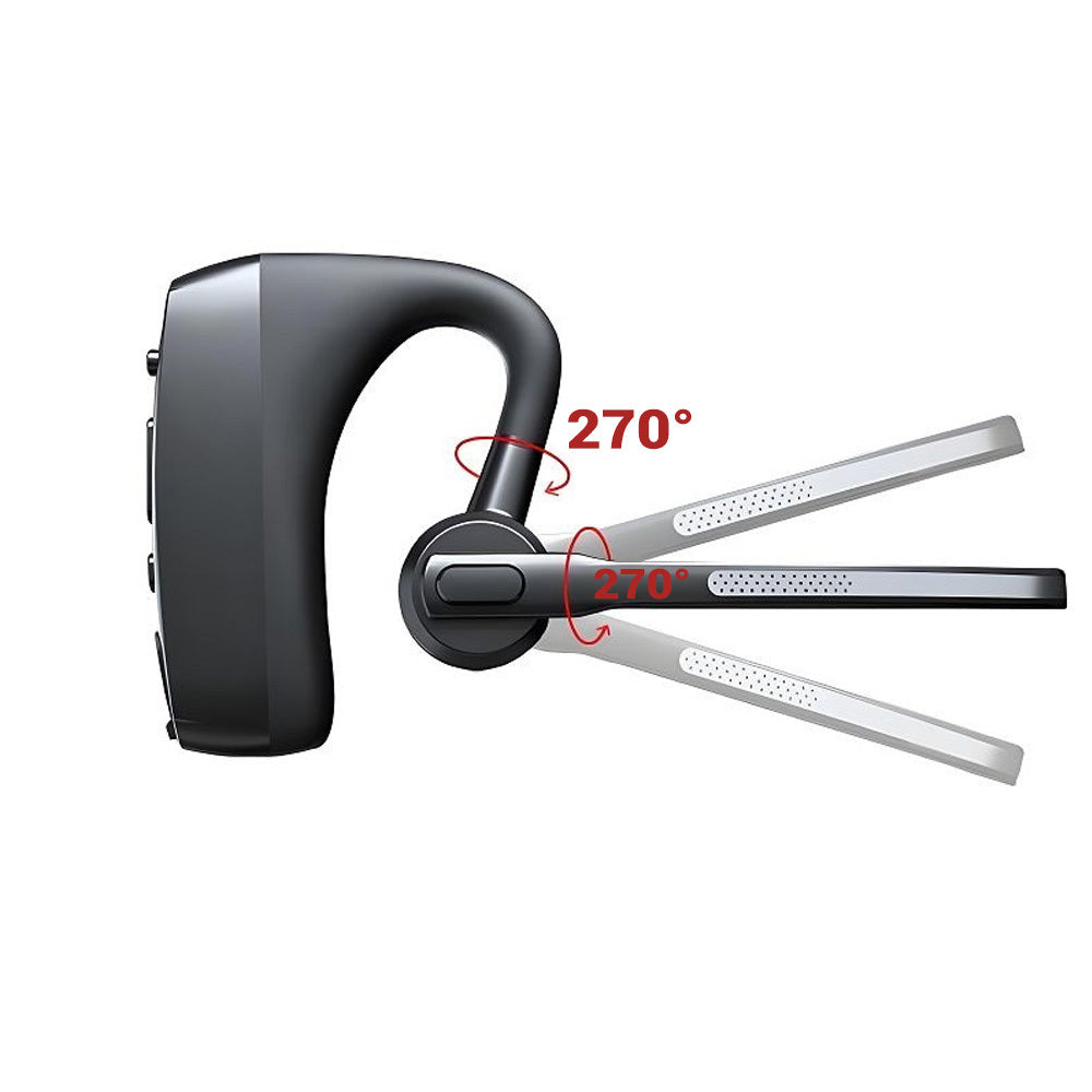 Manos libres Bluetooth Blavec Voyager 1, MultiPoint, A2DP, Negro