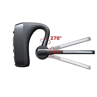 Manos libres Bluetooth Blavec Voyager 1, MultiPoint, A2DP, Negro