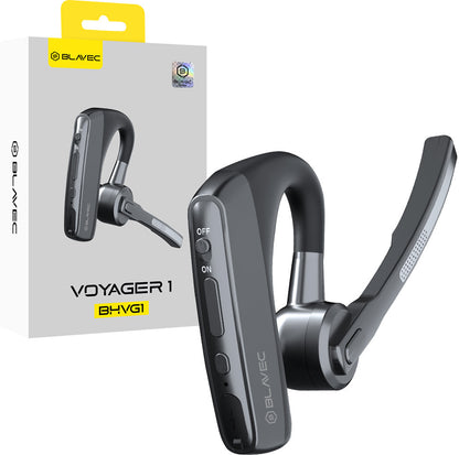 Manos libres Bluetooth Blavec Voyager 1, MultiPoint, A2DP, Negro