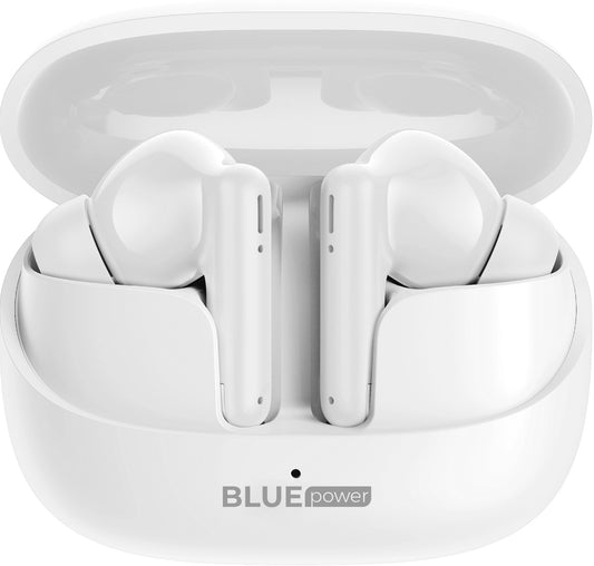 Manos libres Bluetooth Blue Power BPX34, TWS, Blanco 