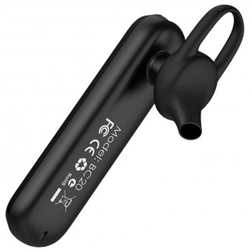 Manos libres Bluetooth Borofone BC20 Smart Business, A2DP, Negro