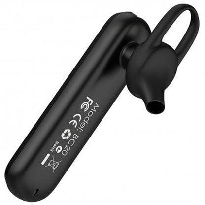 Manos libres Bluetooth Borofone BC20 Smart Business, A2DP, Negro