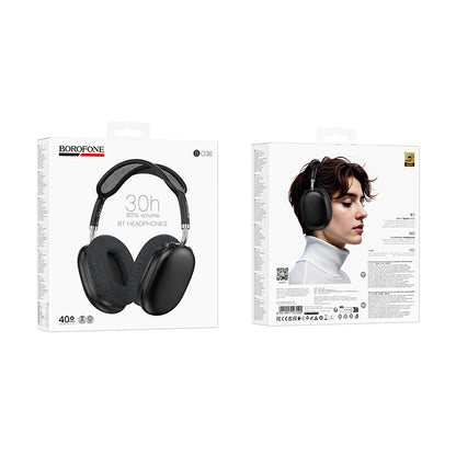 Manos libres Bluetooth Borofone BO36 Tone, A2DP, Negro