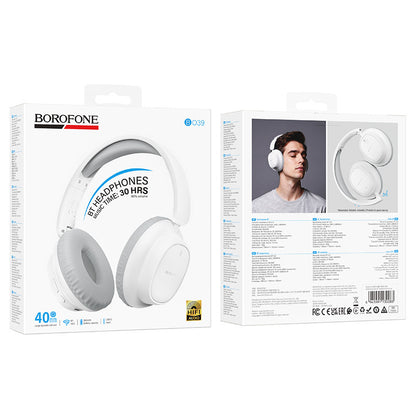 Manos libres Bluetooth Borofone BO39 Melotide, A2DP, blanco