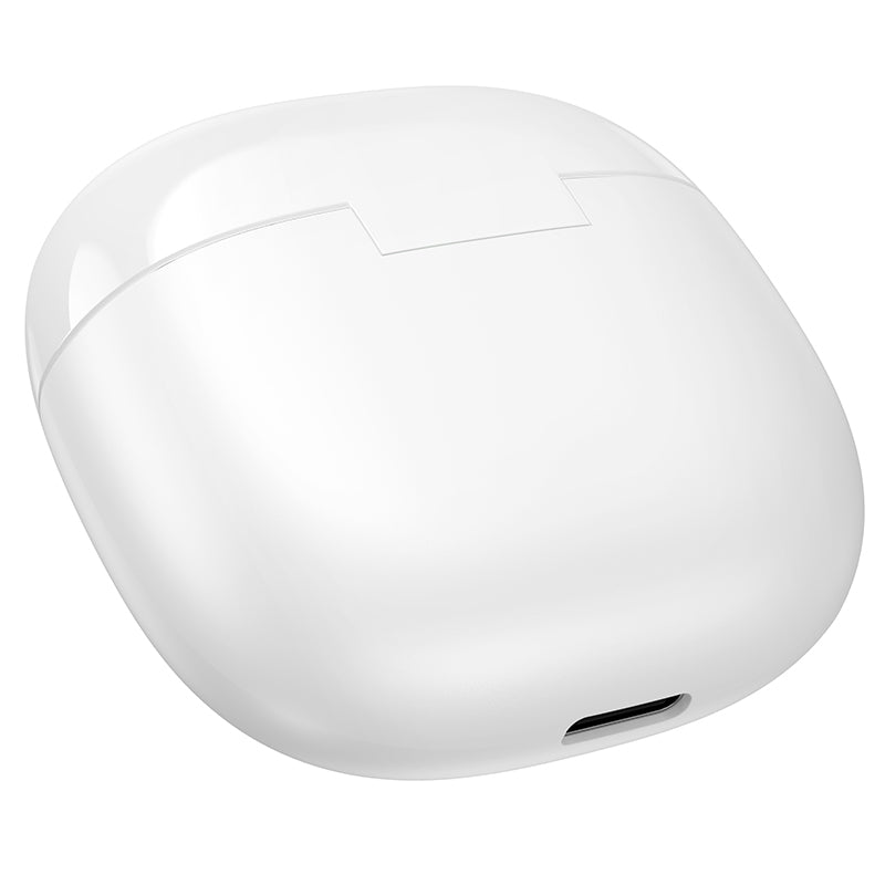 Manos libres Bluetooth Borofone BW88 Deep Rhyme, TWS, Blanco