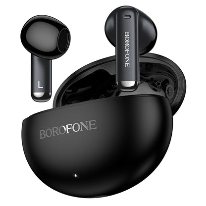Manos libres Bluetooth Borofone FQ12 Nice, TWS, Negro
