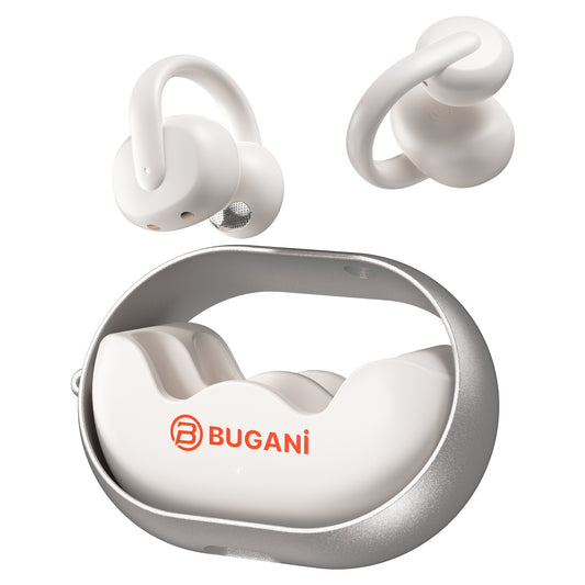 Manos libres Bluetooth Bugani Clip B21, TWS, Blanco