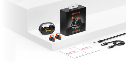 Manos libres Bluetooth Bugani Clip B21, TWS, Blanco